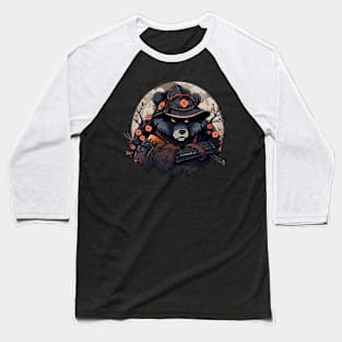 bear samurai Baseball T-Shirt